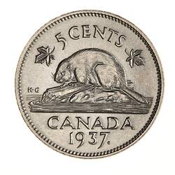 Proof Coin - 5 Cents, Canada, 1937