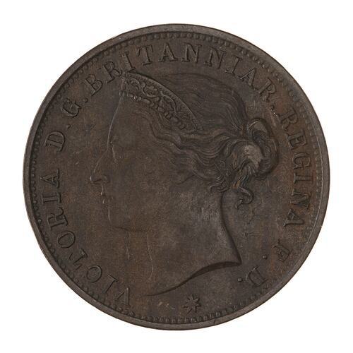 Coin - 1/12 Shilling, Jersey, Channel Islands, 1881