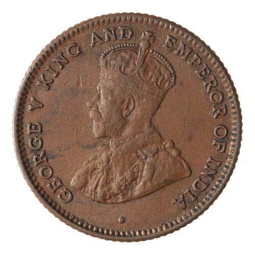 Coin - 1/4 Cent, Straits Settlements, 1916