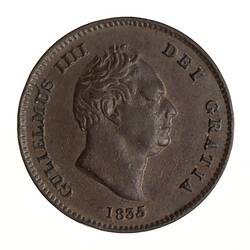Coin - 1/3 Farthing, Malta, 1835
