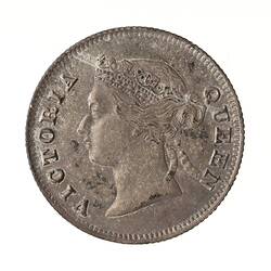 Coin - 10 Cents, Mauritius, 1883