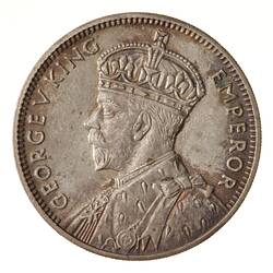 Coin - 1/2 Rupee, Mauritius, 1934