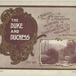 Booklet - 'The Duke & Duchess A Memento of Their Visit to Melbourne', Leslie W. Craw, Melbourne