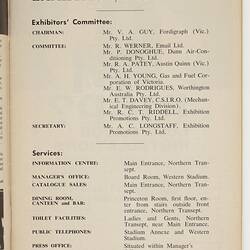 Catalogue - Factory Equipment Exhibition, Melbourne, Sep-Oct 1966