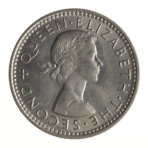 Coin - 6 Pence, New Zealand, 1961