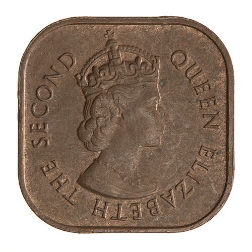 Coin - 1 Cent, Malaya & British Borneo, 1956