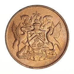 Coin - 1 Cent, Trinidad & Tobago, 1971