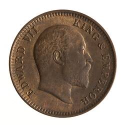 Coin - 1/4 Anna, India, 1907