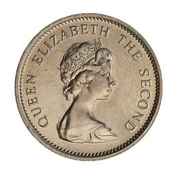 Coin - 10 Cents, Tuvalu, 1976