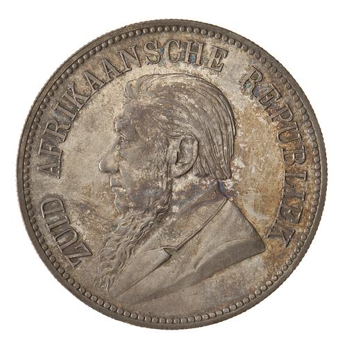 Coin - 5 Shillings, South Africa, 1892