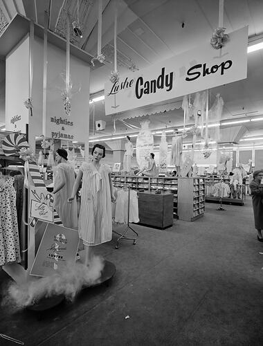 Imperial Chemical Industries, 'Lustre Candy Shop', Interior Display, Melbourne, Victoria, 1958