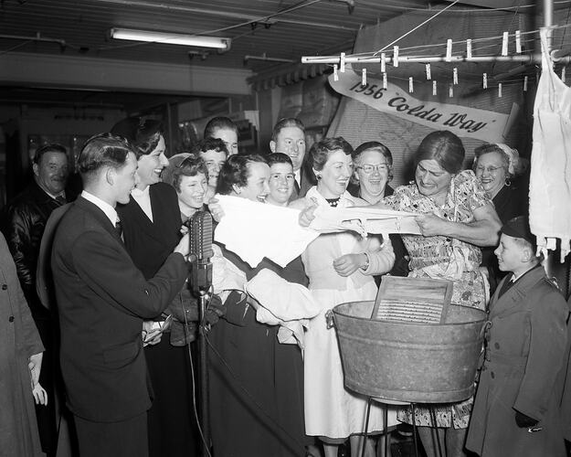 Clothes Washing Promotion, Melbourne, Victoria, 1956