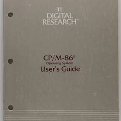 User's Guide - Digital Research, CP/M-86 Operating System, 1982
