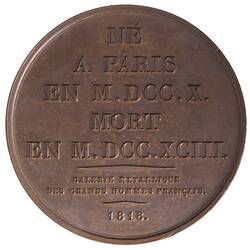 Medal - Charles Simon Favart, France, 1818