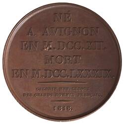 Medal - Joseph Vernet, France, 1818