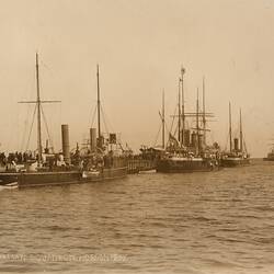 Photograph - Australian Squadron at Hobson's Bay, Williamstown, Victoria, circa 1890