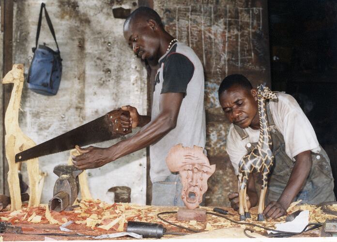 Nickel Mundabi, Workshop, Cameroon, 2005