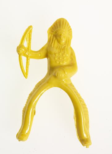 Toy Figurine - Yellow Plastic, 1950s