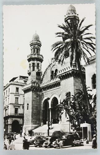 Postcard - 'Place du Cardinal Lavigerie, La Cathedrale, Alger', Ship 'New Australia', 1951