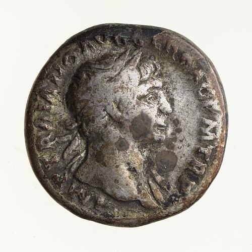 Coin - Denarius, Emperor Trajan, Ancient Roman Empire, 103-111 AD