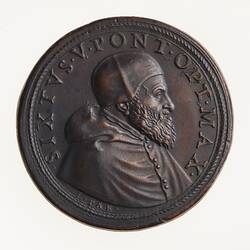 Electrotype Medal Replica - Pope Sixtus V