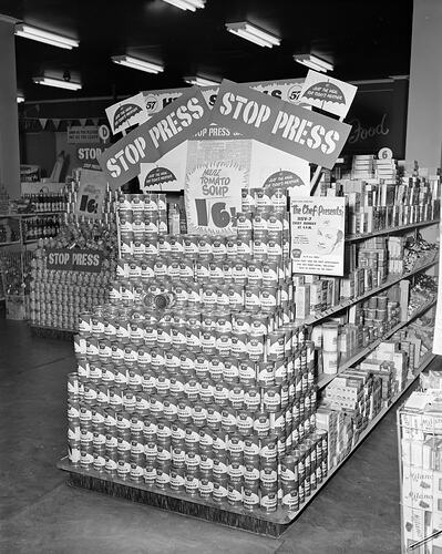 H.J. Heinz Company, Product Display in Store, Victoria, 08 Apr 1959