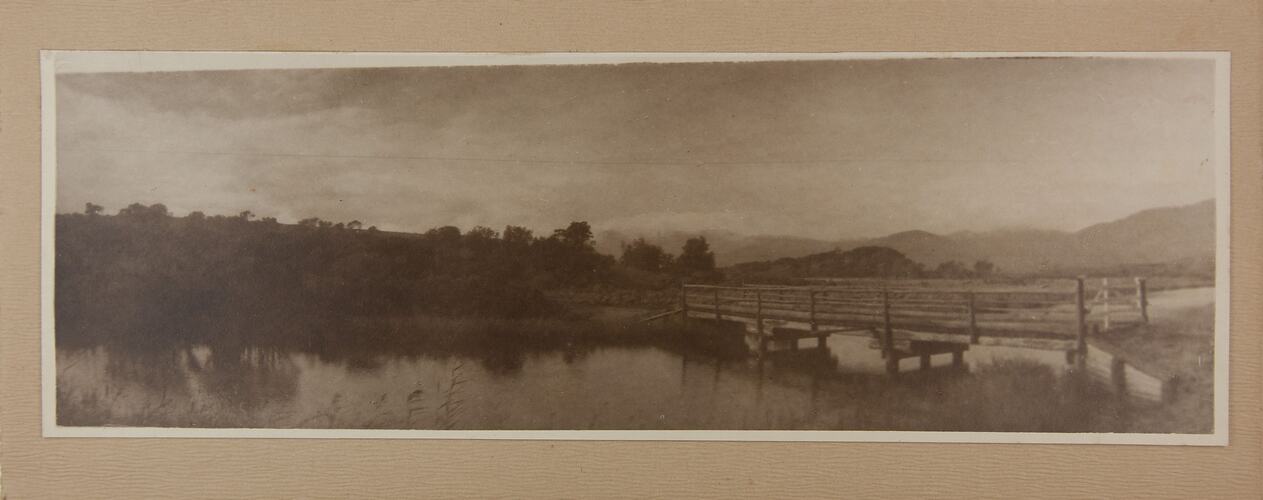 Mounted Photograph of Wilson's Promontory by Walter Baldwin Spencer, circa 1910