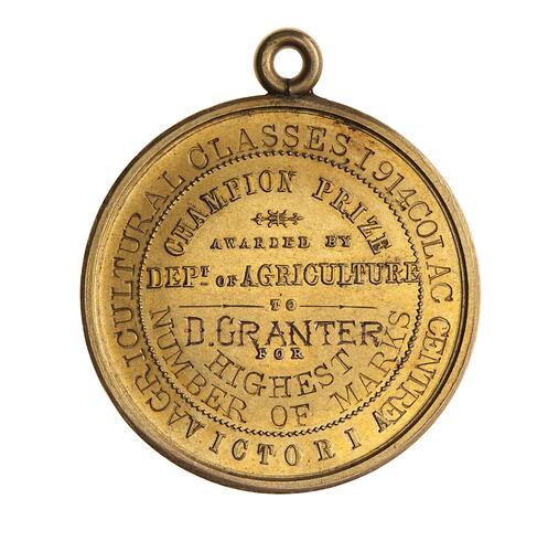 Agricultural Medals