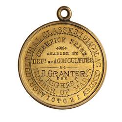 Agricultural Medals
