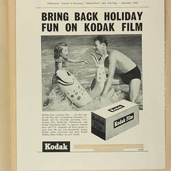 Scrapbook - Kodak Australasia Pty Ltd, Advertising Clippings, 'Sample Advertisments / Provincial Newspapers', Coburg, 1960-1961
