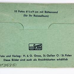 Souvenir Postcard Album - Appenzell, Switzerland, Austria, circa 1955