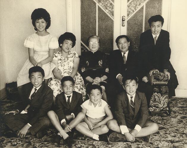 Gung Family, Ascot Vale Home, circa 1965