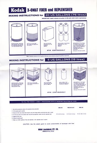 Printed proof with illustrations of chemical containers.