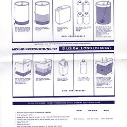 Proof - Instructions, Kodak Australasia Pty Ltd, Medical X-Omat Developer Replenisher, 1960s - 1980s