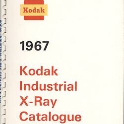 Book cover with plastic comb binding.