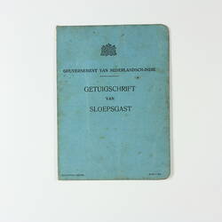 Certificate - Identity, Lifeboatman, Soerabaia, 9 Dec1939