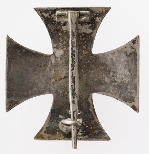 Medal - Iron Cross 1914, First Class, Silver, Pin Back, Germany, 1914 - Reverse
