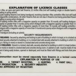 Firearms Licence - Class A, Bernice Kopple, South Australia, Expiry 31 May 1998, Reverse