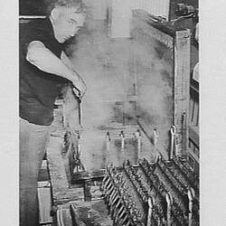 Copy Negative - H.V McKay Massey Harris, Plier Making, Sunshine, Oct 1942