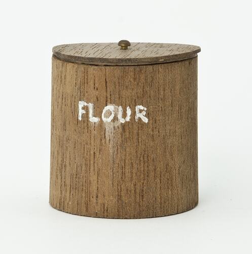 Flour Bin - Larder & Store Room, Dolls' House, 'Pendle Hall', 1940s