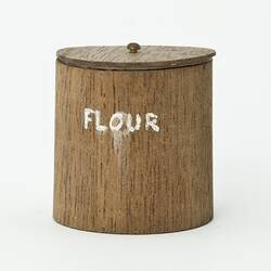 Flour Bin - Larder & Store Room, Dolls' House, 'Pendle Hall', 1940s