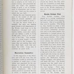 Bulletin - Kodak Australasia Pty Ltd, 'Kodak Works Bulletin', Vol 1, No 1, May 1923, Page 7