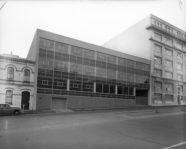 Davies Coop & Company, Building Exterior, Lonsdale Street, Melbourne, Aug 1958