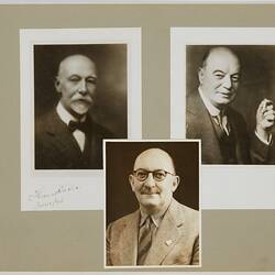 Album Page - Kodak Australasia Pty Ltd, Executives, War Bond Appeal & Inhalatorium, Abbotsford, circa 1918-1938