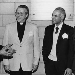 Digital Photograph - Mohamed Hassan & Delegates, International Interfaith Conference, Bendigo,1976