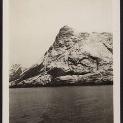Negative, original, Mount Fantasma, O'Brien Island, Beagle Channel, Tierra Del Fuego, Chile, 07/05/1929