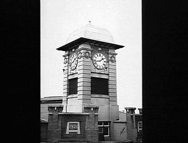 Photograph - H. V. McKay, Clock Tower, Sunshine, Victoria circa 1920s