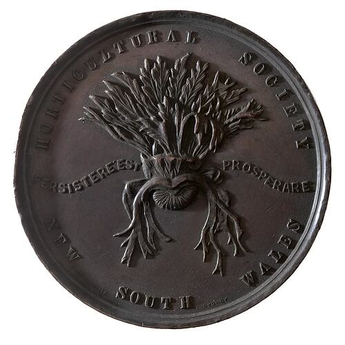Medal - Horticultural Society of New South Wales Bronze Prize, c1860