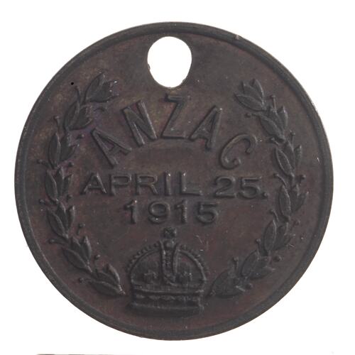 Medal - ANZAC April 25, 1915 AD