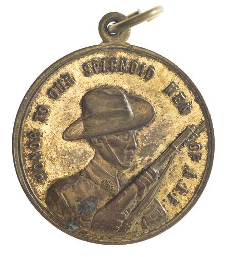 Medal - Honour to the A.I.F. 1914 - 18, 1918 AD